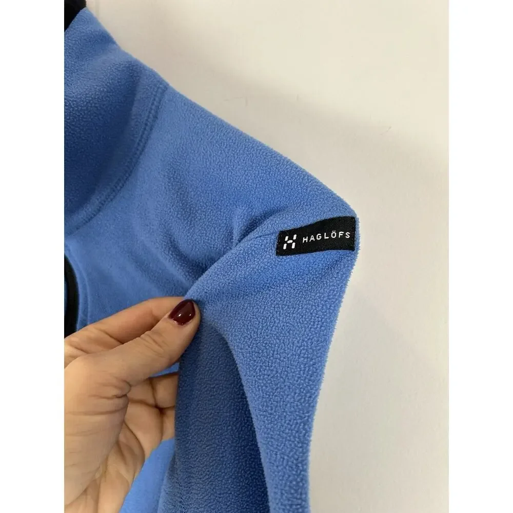 Haglofs Women's Blue Polartec Fleece Jacket Size 40 Medium‎